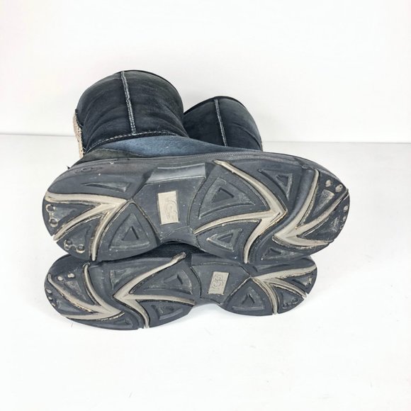 Ugg Classic Tall II Tasman Braid Boots, Black, Women's 5, Braid Back Sheepskin - Picture 9 of 14